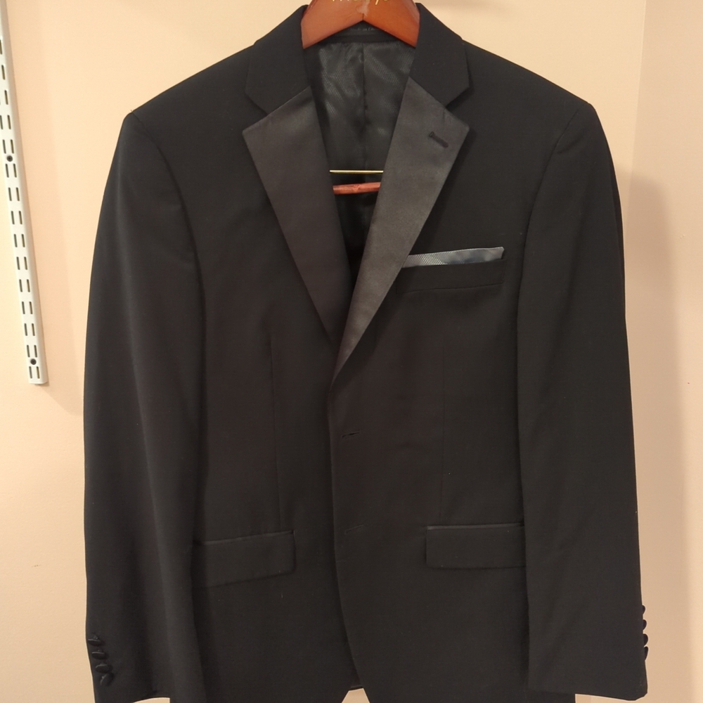 Calvin Klein Black Tuxedo 36S / 32x28 Pants - Worn Once